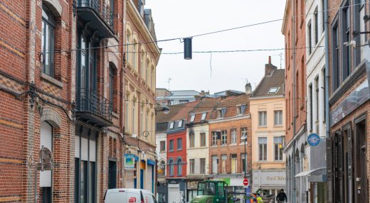 Travaux de voirie Contour Saint-Martin à Roubaix