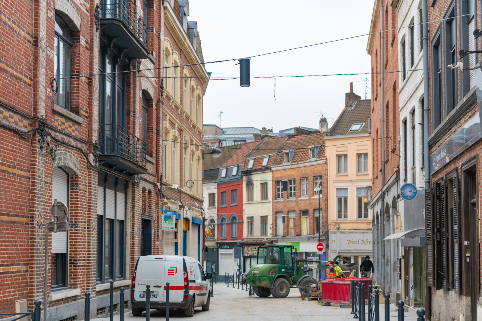 Travaux de voirie Contour Saint-Martin à Roubaix