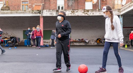 Cécifoot dans une école de Roubaix