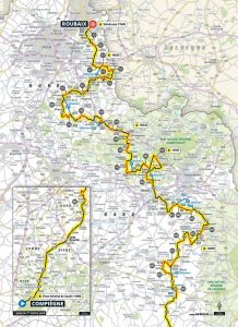 Paris-Roubaix 2021 parcours