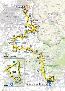 Parcours Paris-Roubaix Femmes 2021