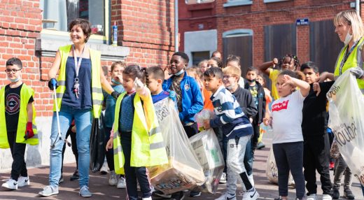 World Clean Up Day à l'école Littré