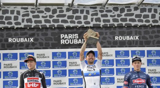Podium Paris Roubaix 2021