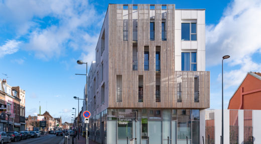 façade de la mairie de quartier Ouest rue de l'Epeule à Roubaix