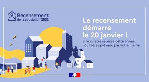 Bannière de présentation du recensement 2022