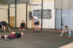 Burpees pendanrt rla séance de crossfit