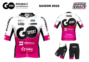 Kit de présentation de la nouvelle tenue du Vélo Club Roubaix Lille Métropole