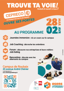 Affiche des formations Cepreco