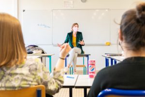 Carole Fives au Lycée Baudelaire