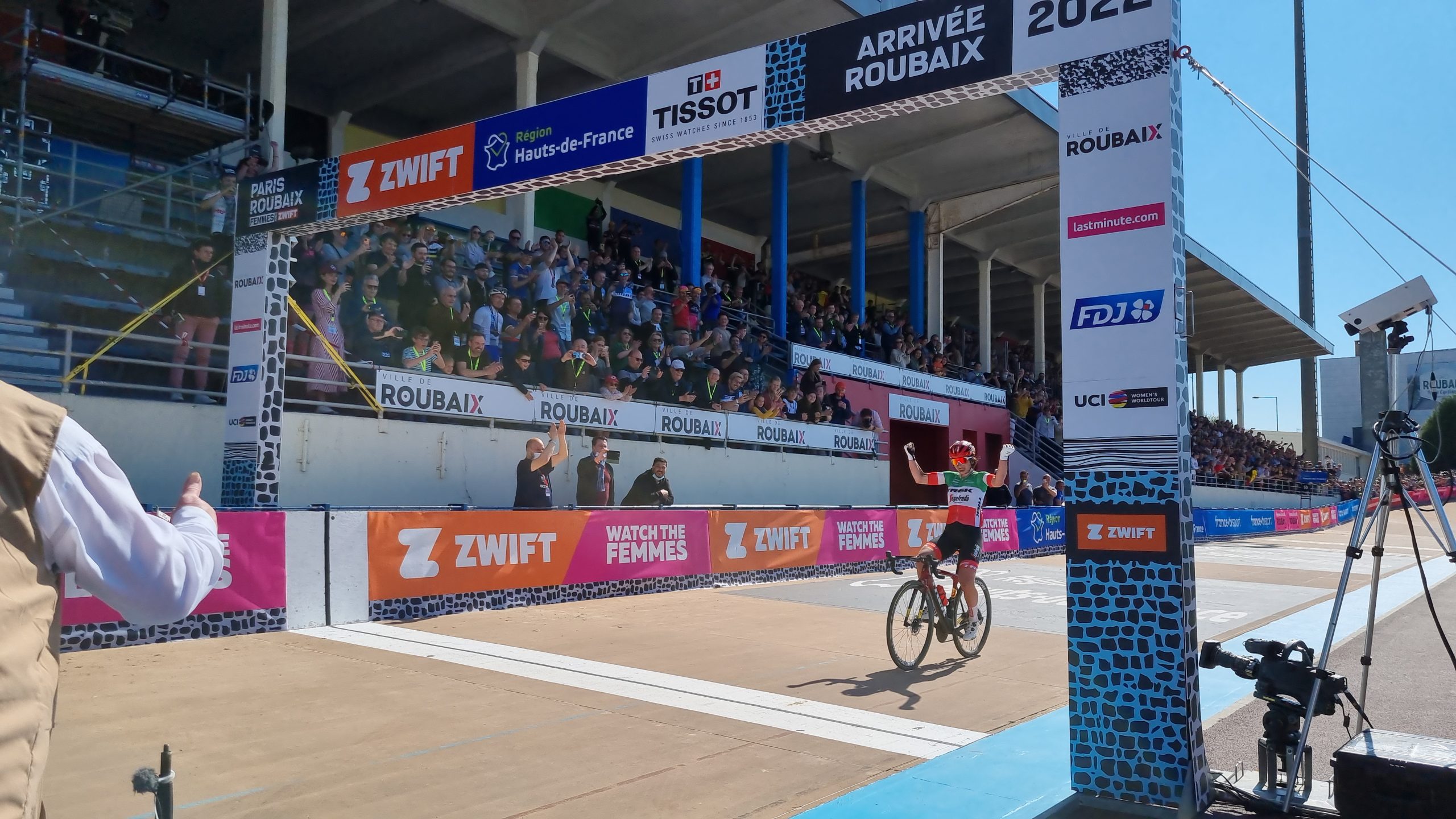 Arrivée Paris-Roubaix femmes