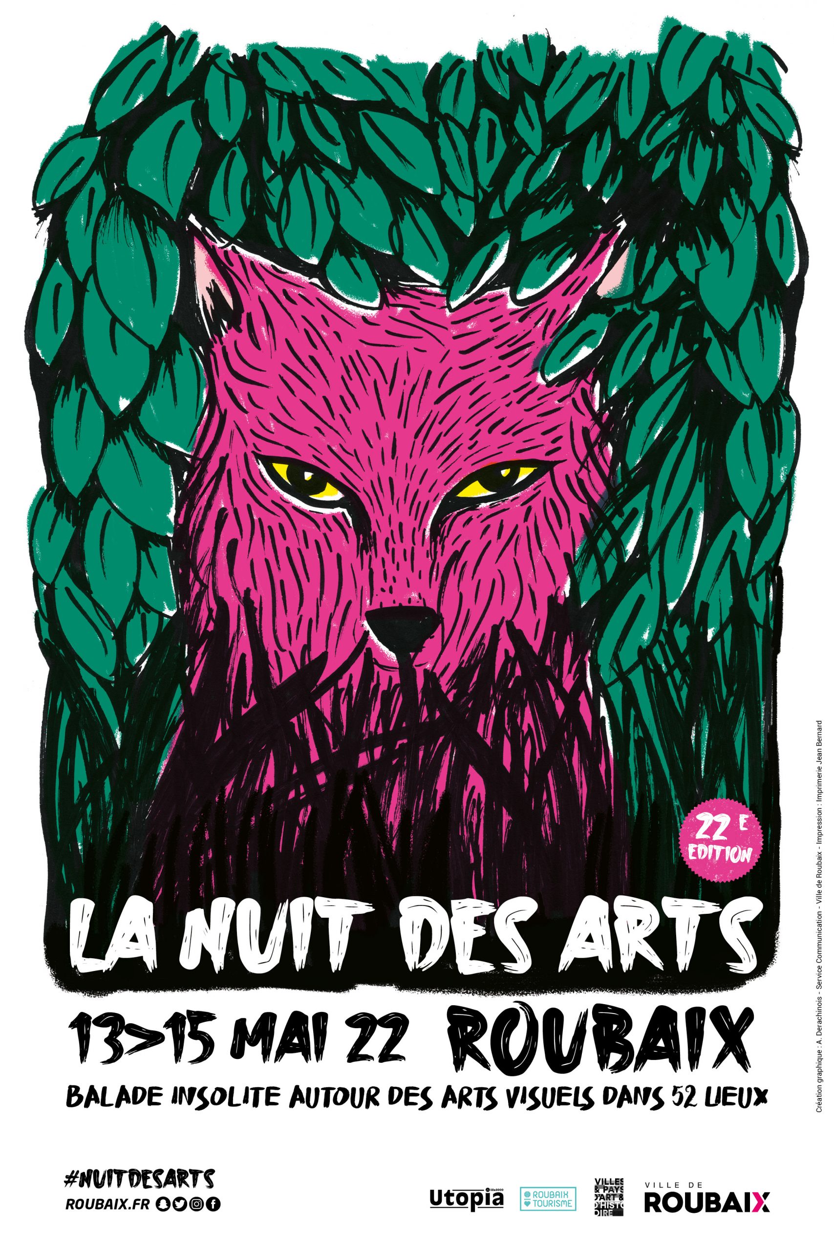 Affiche 22e nuit des arts