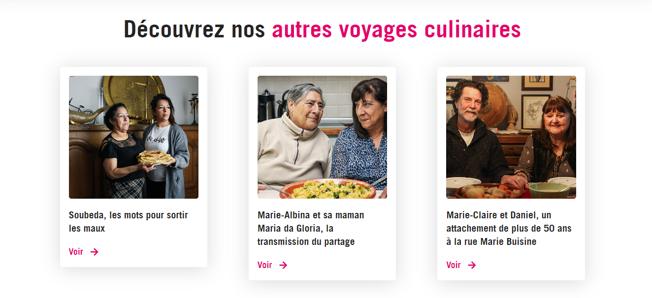 NPNRU Voyages culinaires