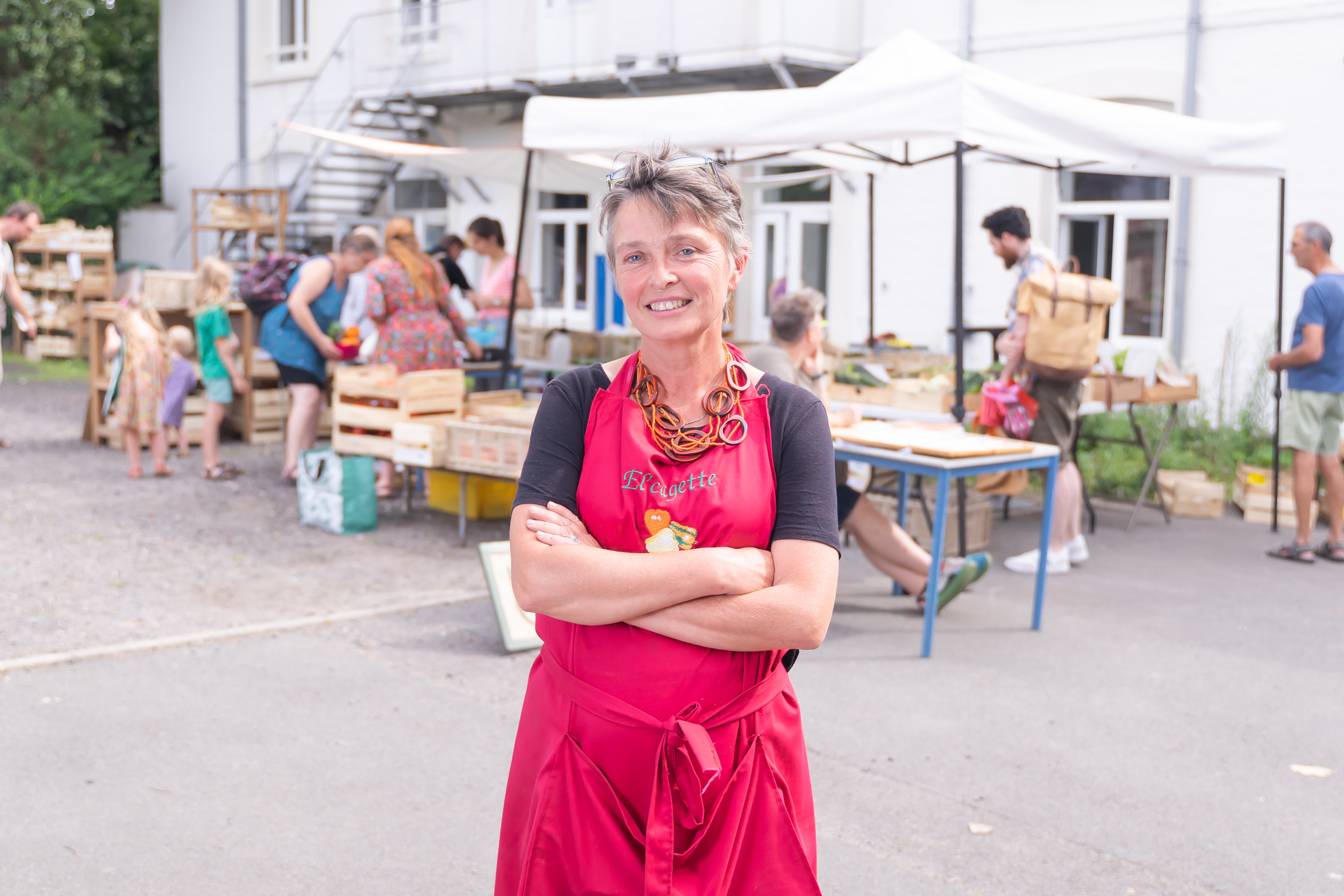 Anne Macou de l'Association El Cagette