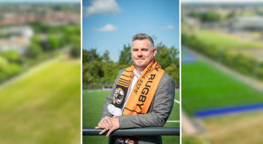 Léonard Delcourt, président du Rugby Club Roubaix