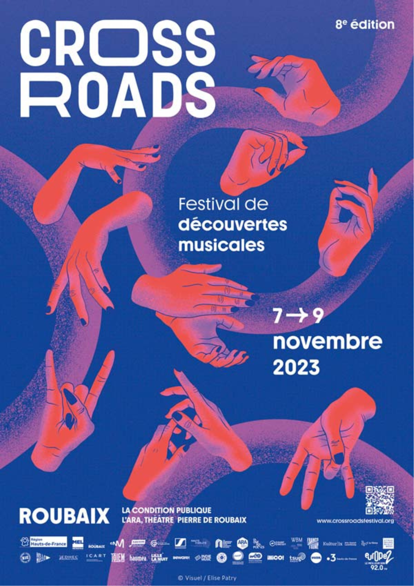 Affiche du Festival Crossroads 2023