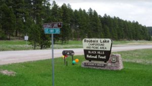 Roubaix Lake à Roubaix, Dakota du Sud
