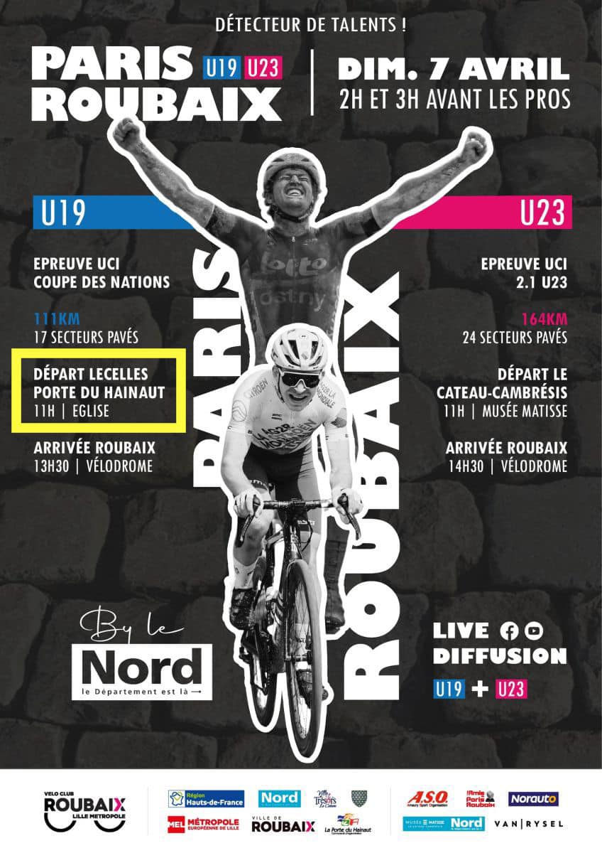 Affiche Paris-Roubaix Juniors 2024