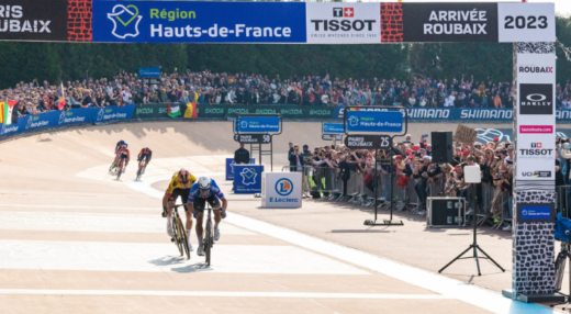 Arrivée de Paris-Roubaix 2023