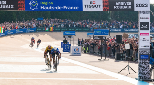Arrivée de Paris-Roubaix 2023