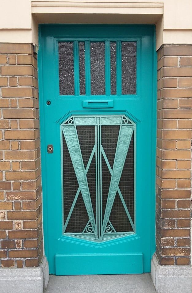 Ferronnerie de porte, rue de Lannoy ©Ville de Roubaix