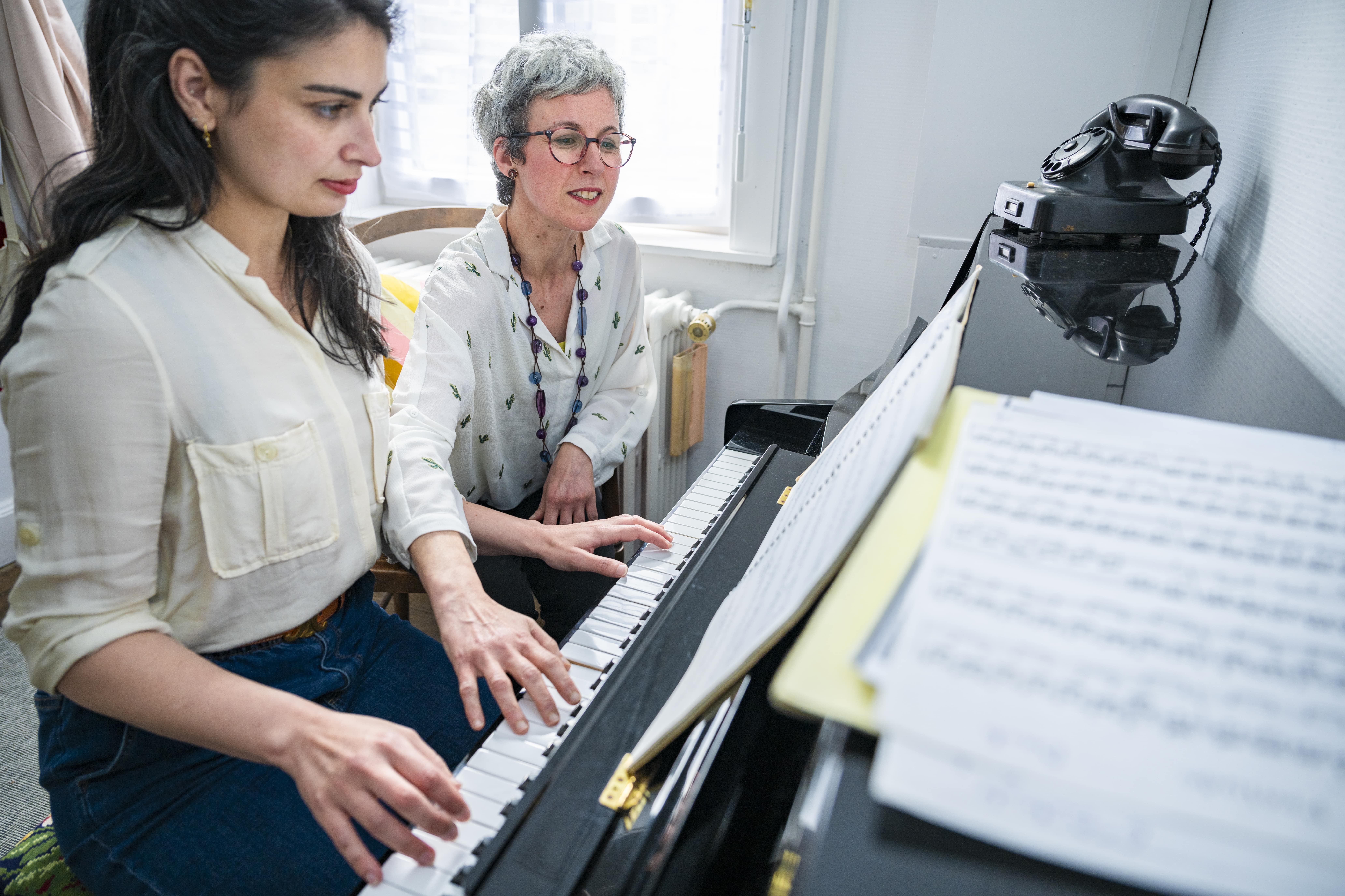 Cours de piano chez Lydie Evanno