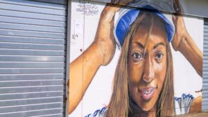 Saoussen Boudiaf, escrimeuse aux JO 2016 à Rio et Paris 2024, par Logick.