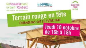 Terrain rouge en fête