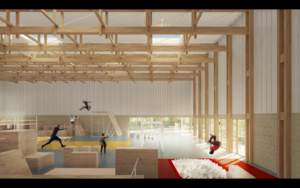 Jeunesse : Construction d’une salle de sports et d’un pôle ressources jeunesse aux Trois-Ponts : 1,5 M€