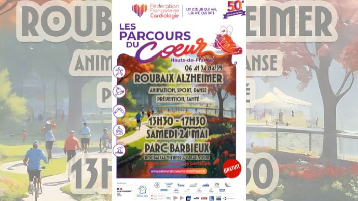 parcours du coeur spécial roubaix alzheimer
