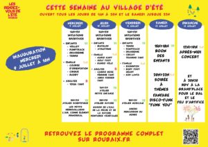 Programme du Village d'été du 7 au 13 juin 2025 version corrigée V2