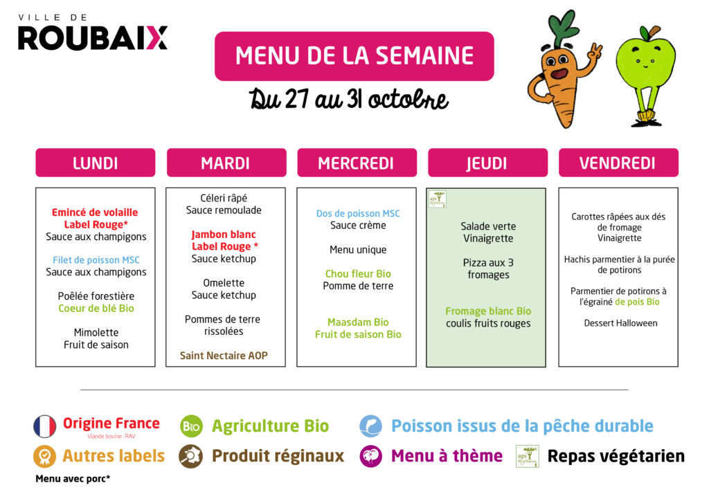 Menu du 27 au 31 octobre@4x