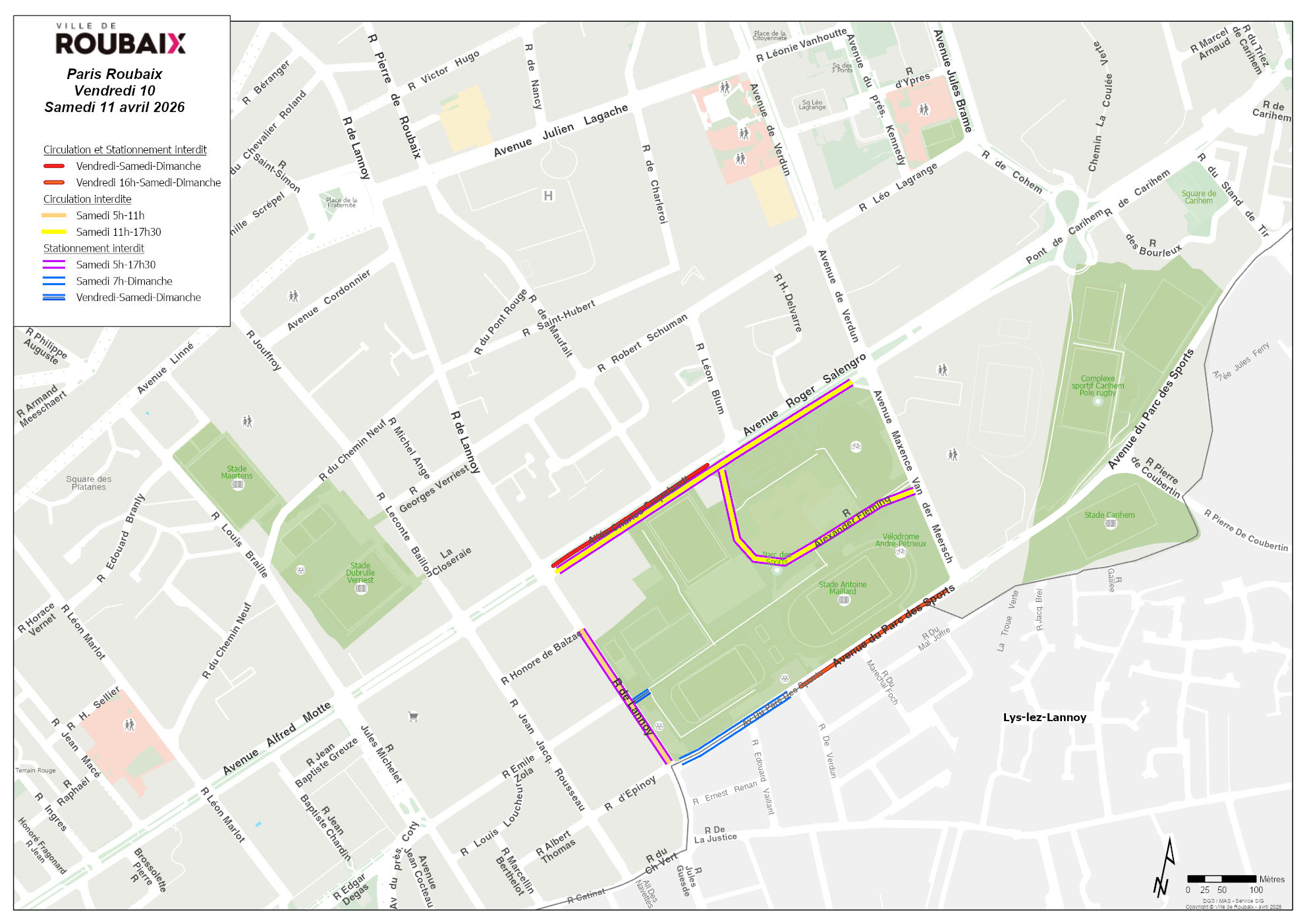 Paris Roubaix 2026 Samedi