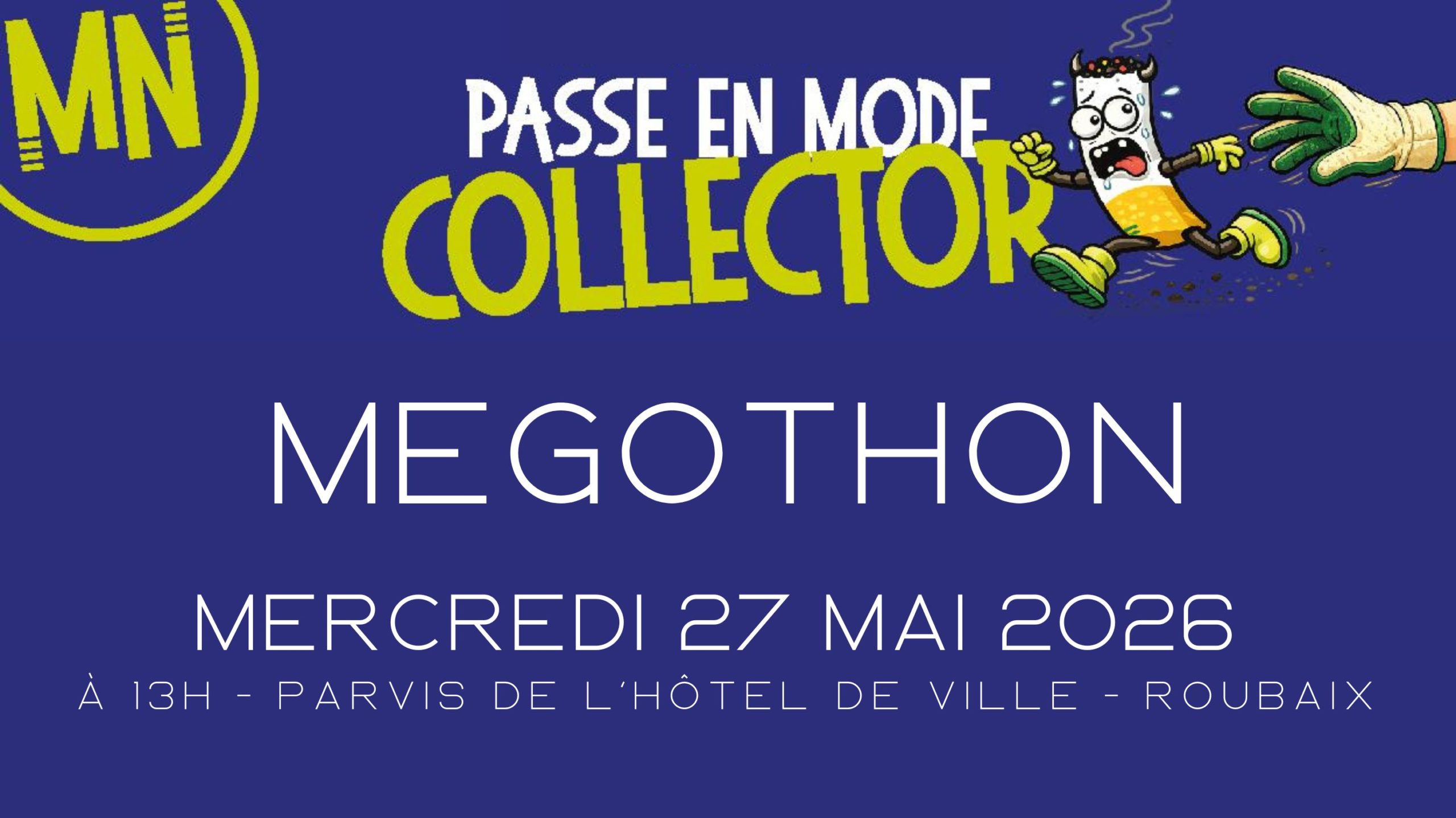 Roubaix mobilise ses habitants pour le grand nettoyage du Mégothon